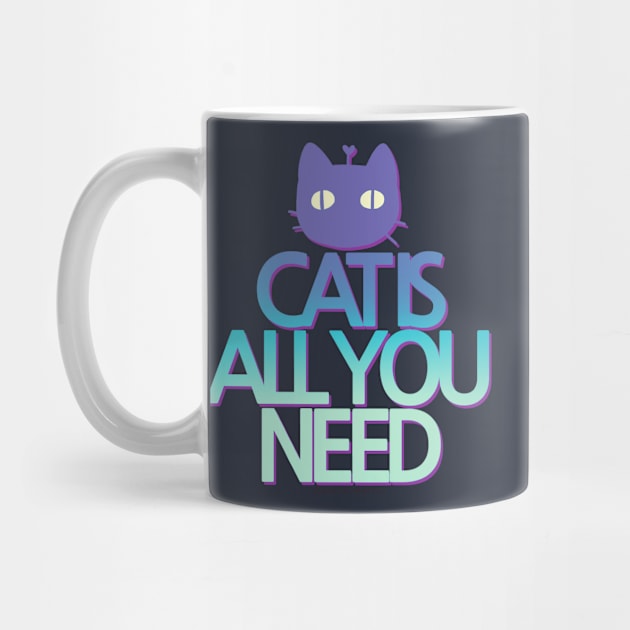 CAT IS ALL YOU NEED by Sunnie Meowtlu by SunnieDu